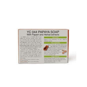 YC Papaya Soap with Herbal Extracts Whitening Cleansing 100g