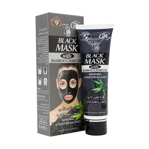 YC Black Mask with Bamboo Charcoal Whitening & Nourishing Face Mask 100ml