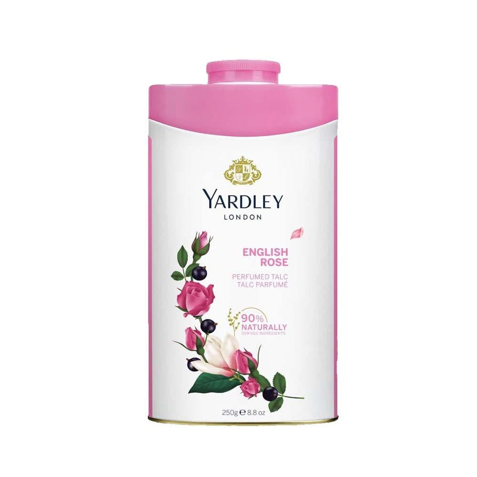 Yardley London Talc Powder English Rose Scented Soft & Moisturizing 250g