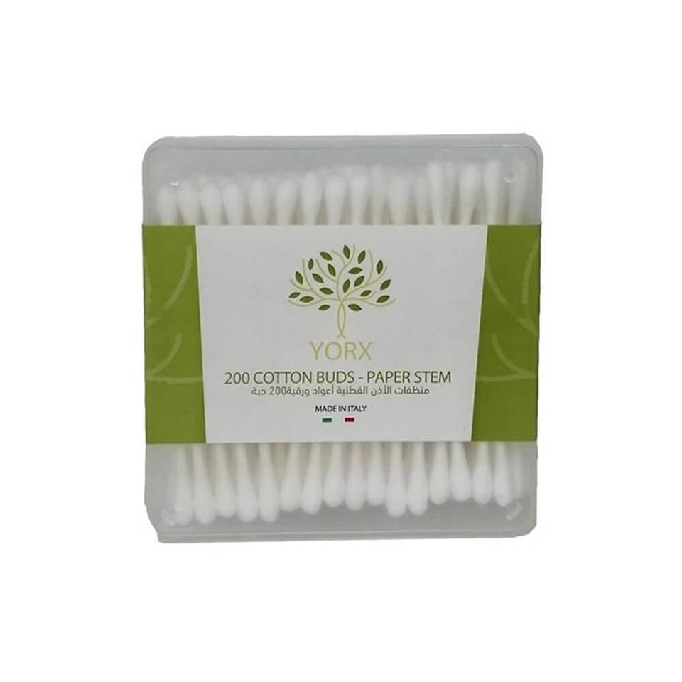 Yorx Cotton Ear Cleaners Soft Cotton Swabs Gentle Cleaning Daily Care 200pcs