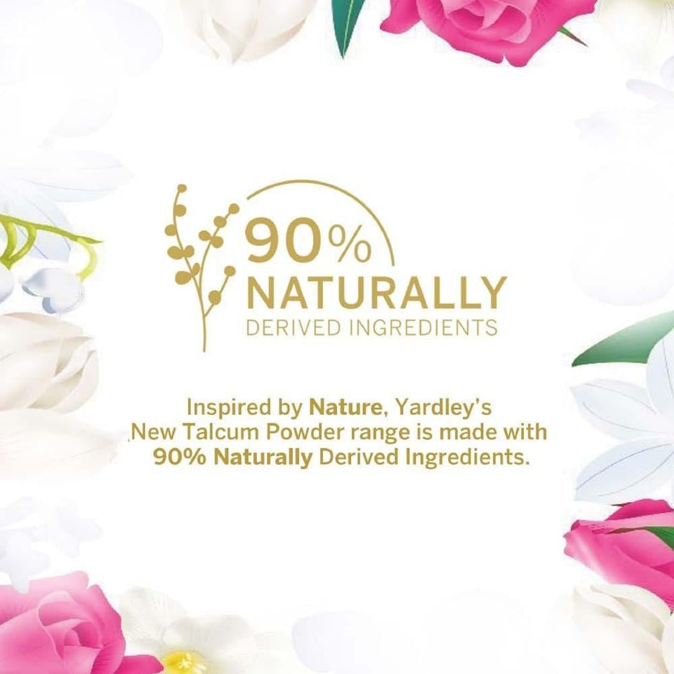 Yardley London Talc Powder English Rose Scented Soft & Moisturizing 250g