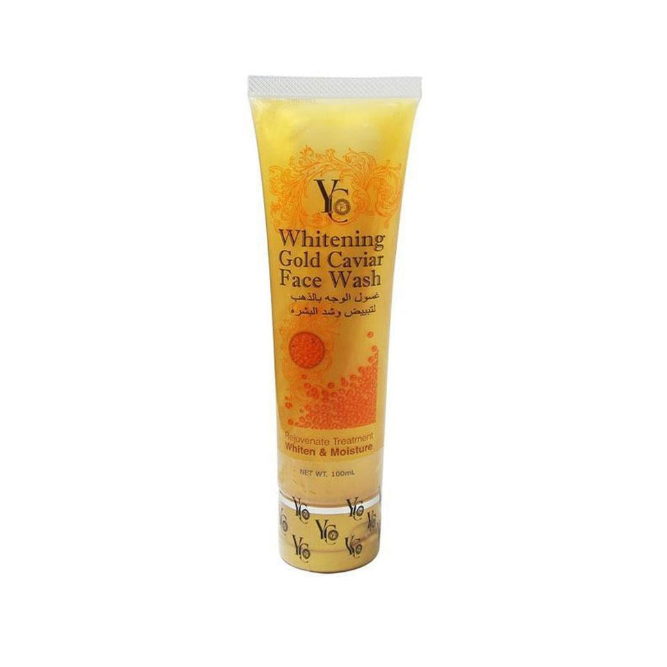 YC Whitening Gold Caviar Face Wash Cleanses Brightens & Moisturizes 100ml